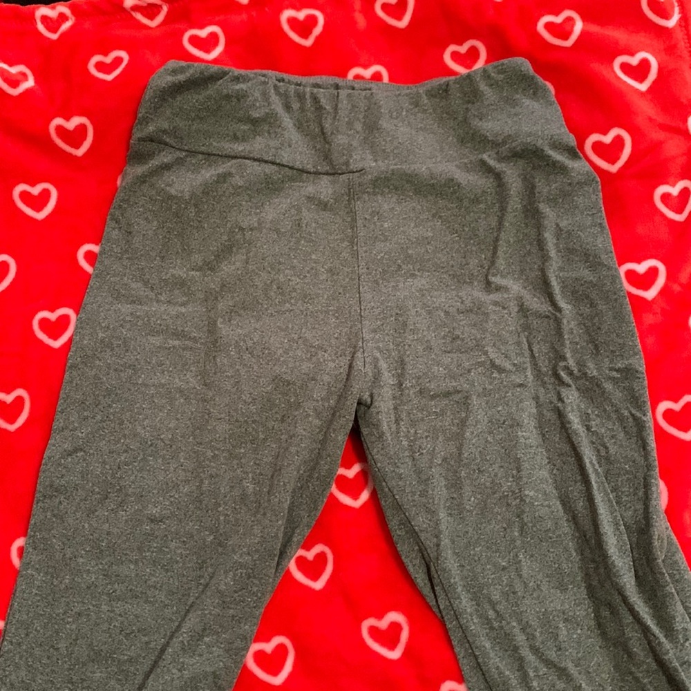 dark heather gray leggings